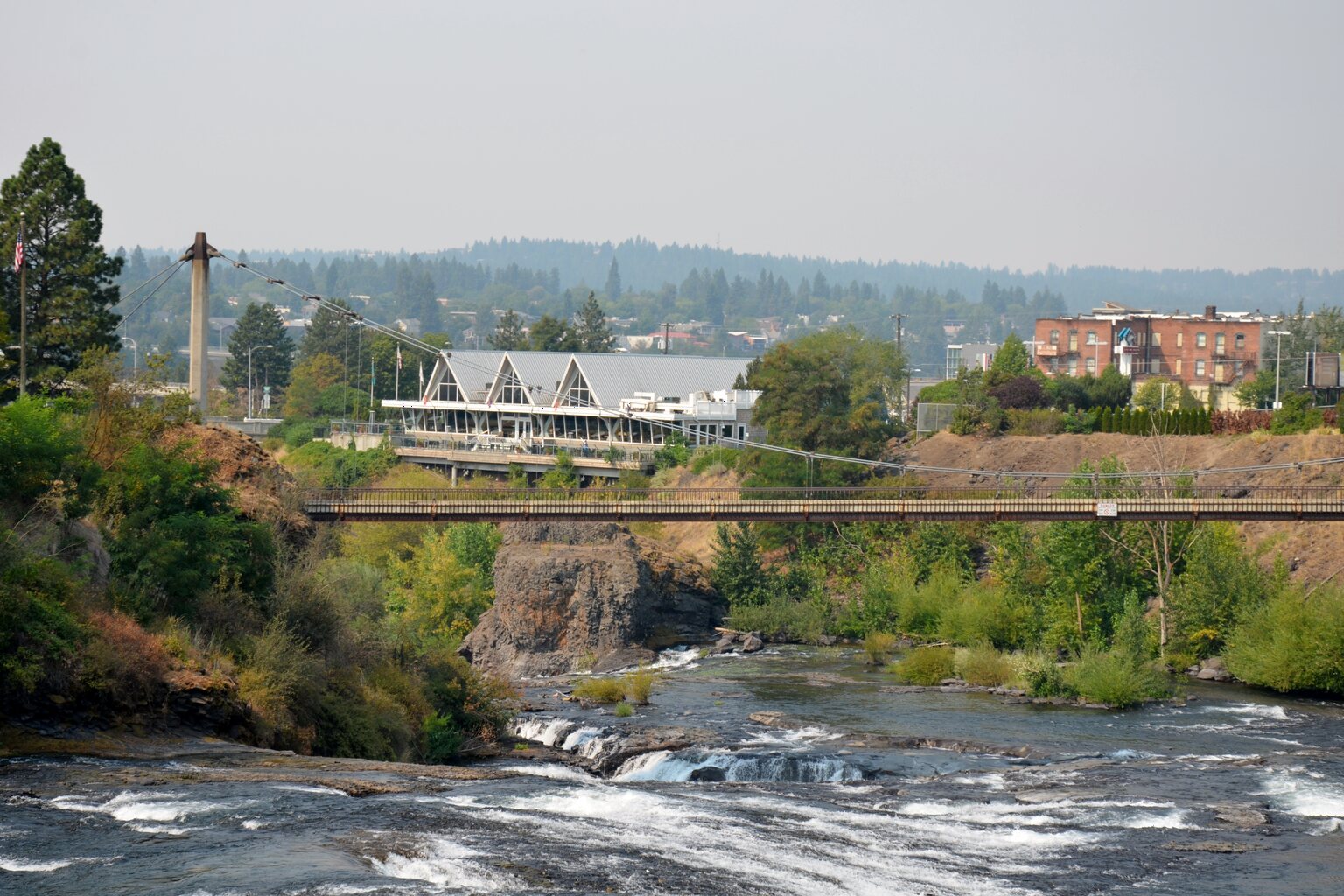 Spokane River and Riverfront Park, downtown Spokane